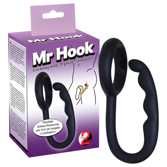 You2Toys Mr.Hook - krúžok na penis so stimulátorom