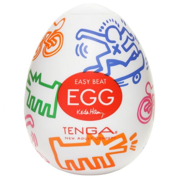 TENGA Egg Keith Haring Street - masturbační vajíčko (1 ks)