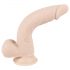 Nature Skin Medium Bendable Dildo- realistické dildo s přísavkou - tělová barva (střední)