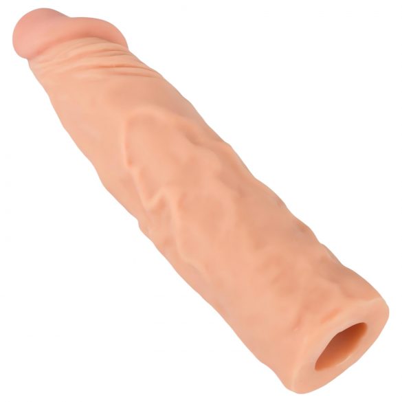 Nature Skin - prodlužující, zhrubšující návlek na penis (19,5cm)