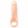 Realistixxx Double F - realistické dildo s kroužkem na penis (přírodní)