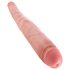 King Cock 16 Tapered - realistické dvojité dildo (41 cm) - přírodní