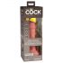 King Cock Elite 6 - realistický vibrátor s přísavkou 15cm (tmavý odstín pleti)