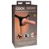 King Cock Elite Beginner's - připínací dildo s postrojem (přírodní)