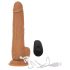 Naked Addiction Thrusting 9 - rádiem řízený, přírazový vibrátor - tmavý (23cm)