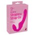 You2Toys Vibrating Strapless Strap-On - připínací vibrátor bez upevňovacího pásu (růžový)