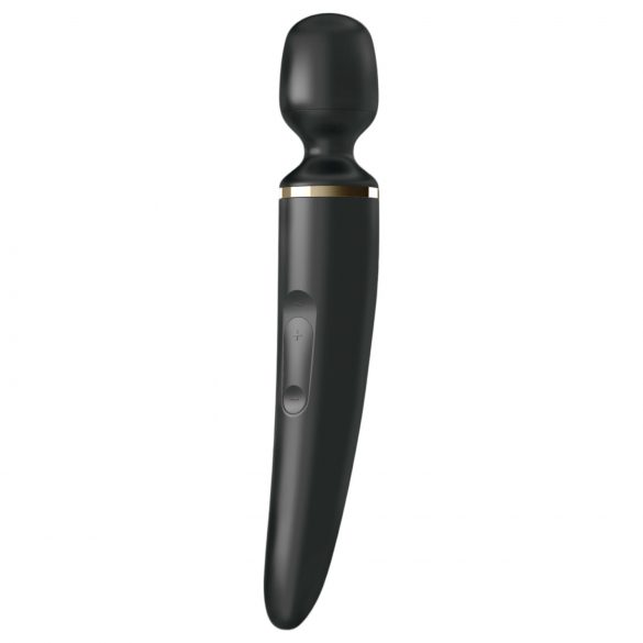 Satisfyer Wand-er Woman - vodotěsný masážní vibrátor (černý)