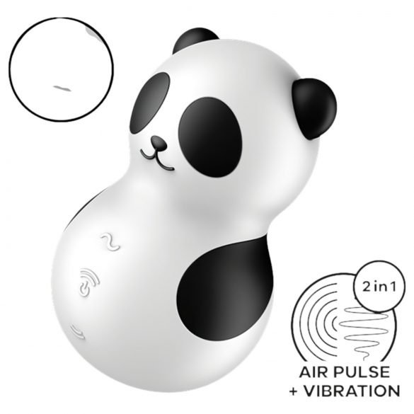 Satisfyer Pocket Panda - tlakový stimulátor klitorisu (černý)