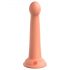 Dillio Secret Explorer - přísavkový dildo s žaludem (17 cm) - oranžové