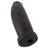 Realistixxx Real Giant - gig dildo - 30 cm (černé)