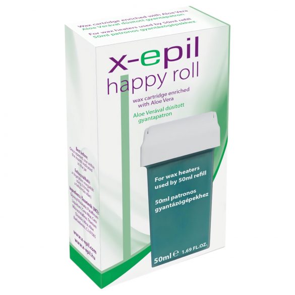 X-Epil Happy Roll - depilační patrona (50 ml) - aloe vera