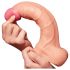 Lovetoy Nature Cock - dvouvrstvé realistické dildo - 25 cm (přírodní)