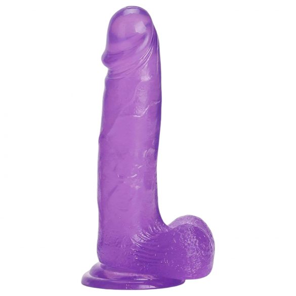 Tracysdog Jelly 8 - dildo s varlaty a přísavkou (fialové)