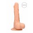 RealRock Dong 9 - realistické dildo s varlaty (23 cm) - přírodní