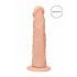 RealRock Dong 8 - realistické dildo (20 cm) - přírodní