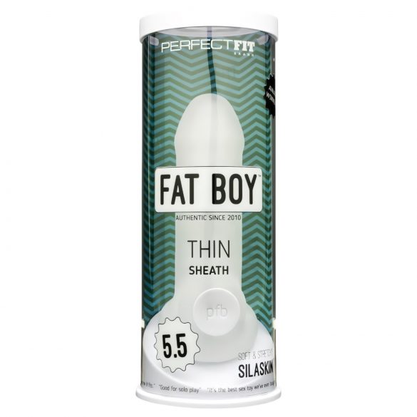 Fat Boy Thin - návlek na penis (15cm) - bílý