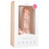 Easytoys - dildo s varlaty a přísavkou (17,5cm) - tělová barva