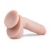 Easytoys - dildo s přísavkou a varlaty (22,5cm) - tělová barva