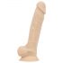 Real Fantasy Percy - připínací, realistické dildo (17,6 cm) - přírodní