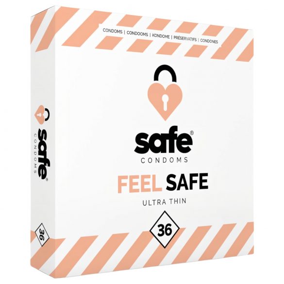 SAFE Feel Safe - tenké kondomy (36 ks)