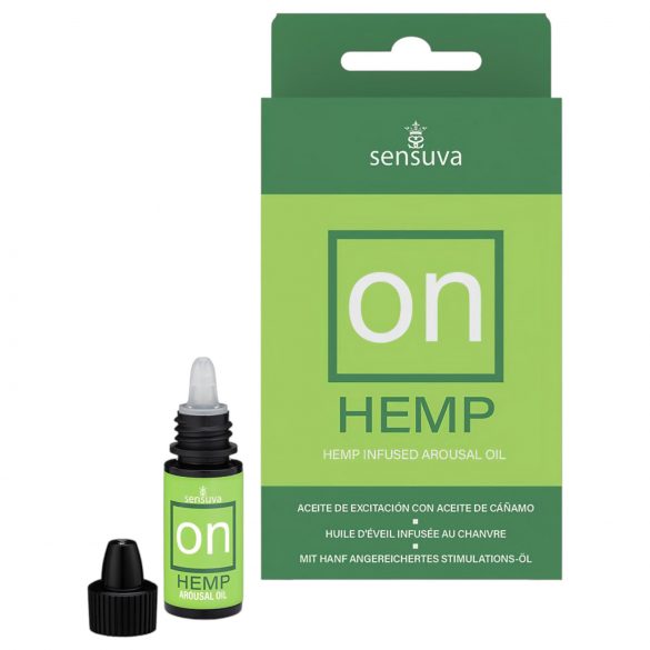 Sensuva Hemp - brněcí intimní olej pro ženy (5 ml)